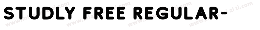 Studly Free Regular字体转换